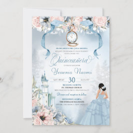 Convites Cinderella Princess Castle Fairy Tale Quinceanera