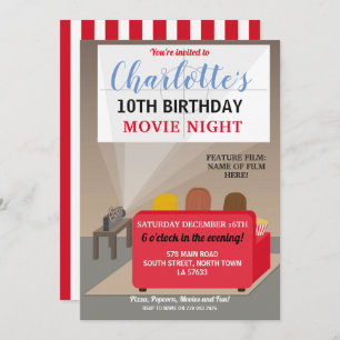 Convites Cinema Noite Filme Filhos Filmes Cinema Cinema Ani