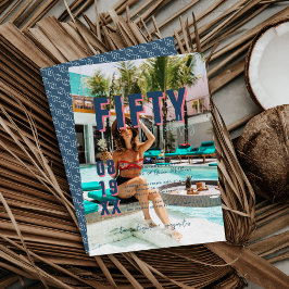 Convites Cinquenta e fabuloso | 50.a Festa de aniversário