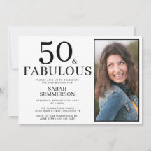 Cinquenta e Fabuloso Foto Aniversário de 50 anos