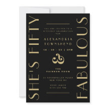 Cinquenta & Fabuloso Black Art Deco 50º Aniversári