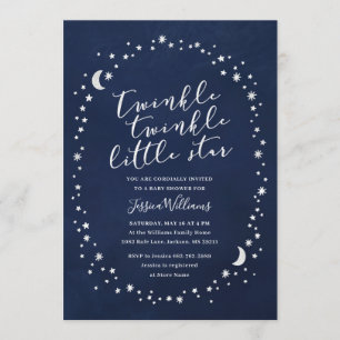 Convites Cintilação da cintilação pouco chá de fraldas