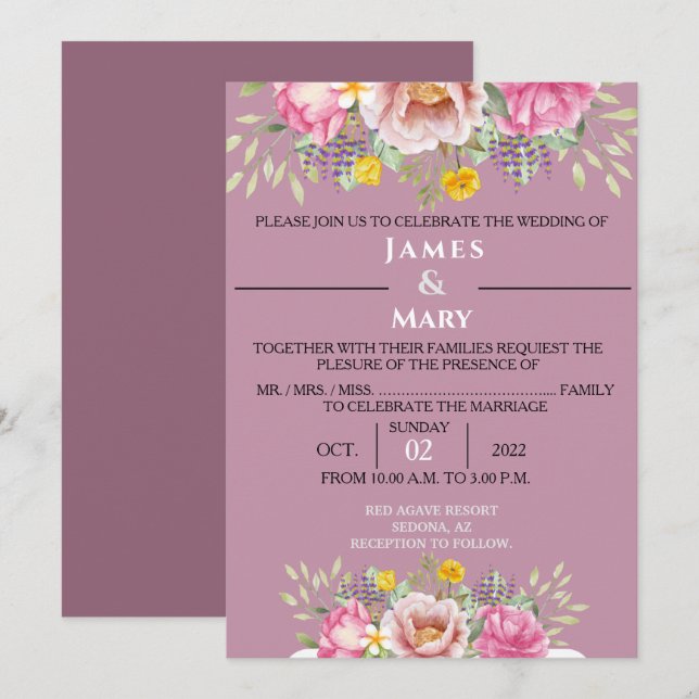 CONVITES CINTOS DE CASAMENTO (Frente/Verso)