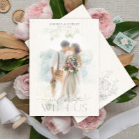 Cinza De Aquarela De Arte Fina Foto Floral Casamen