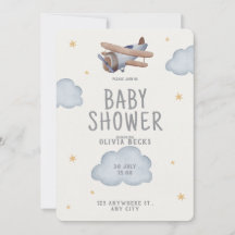 Cinza E Chá de fraldas De Aquarela