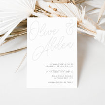 Cinza | Script Watermark Wedding
