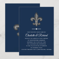 Cinzas de Nola & casamento francês da flor de lis