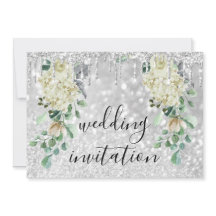 Cinzas De Prata Derramam Casamento Verde De Casa D