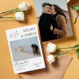 Convites Cinzas se juntam ao casamento de fotos da tipograf