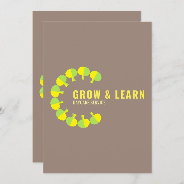 Convites Circle Design Circle Logo Circular Logo Art (Frente/Verso)