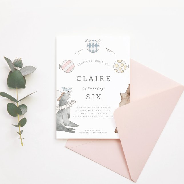 Convites Circo de Carnaval Infantil | FESTA DE ANIVERSARIO  (Criador carregado)