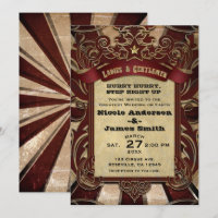 Circo Vintage Carnaval Showtime Elegante Casamento