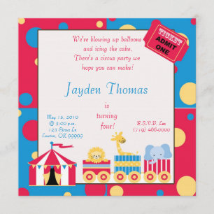 Convites circuscopia, estamos a explodir balões...