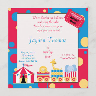 Convites circuscopia, estamos a explodir balões...