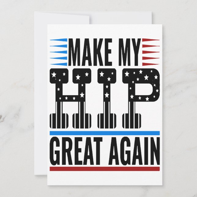 Convites Cirurgia da anca (Frente)