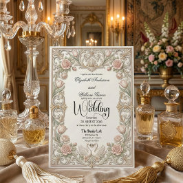 Convites Cisnes Vitorianos Antigos Coração Jardim Conto de 