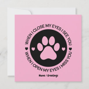 Convites Citação de Amor Quando Fecho os Meus Olhos Vejo Vo
