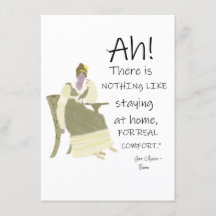 Citação de confortos entre Jane Austen Emma