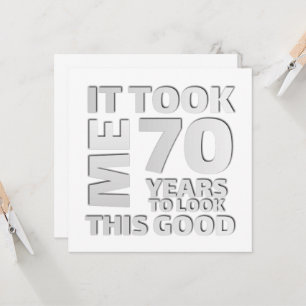 Convites Citação engraçada de 70 anos