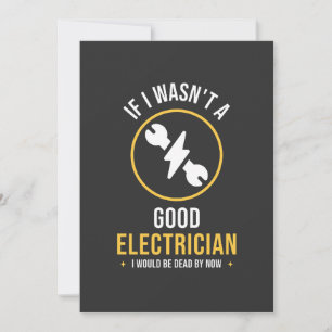 Convites Citação engraçada de Eletricista 