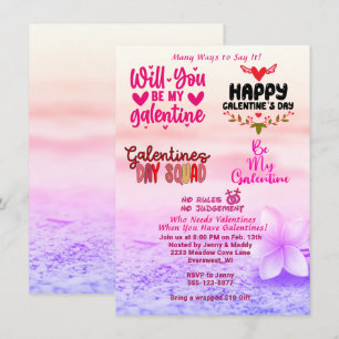 Convites Citações do Dia da Galentine para Festa de Amizade