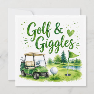 Convites Citações engraçadas de golfe para golfista no camp