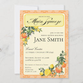 Convites Citrus Themed Bridal Shower Invitation