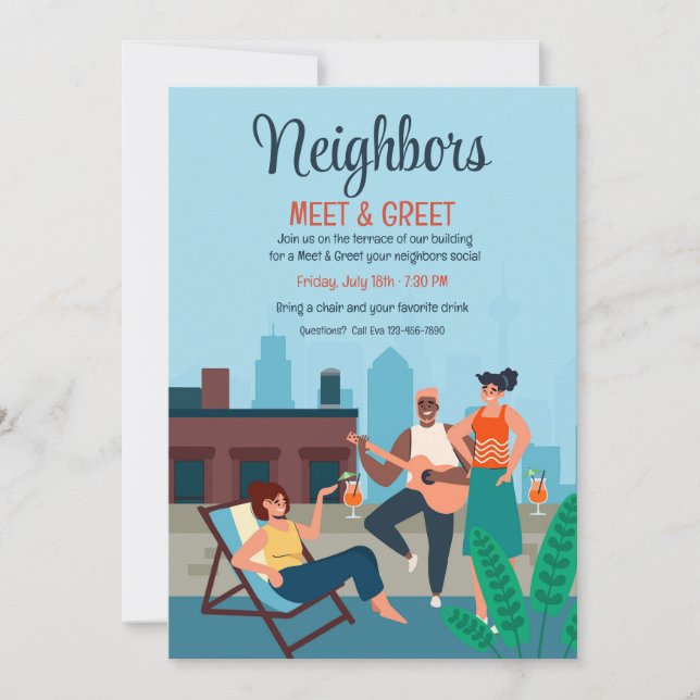 Convites City Rooftop Party (Frente)