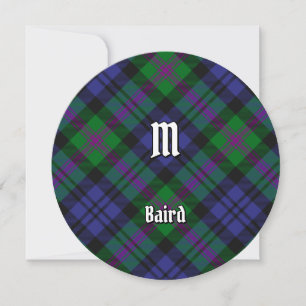 Convites Clan Baird Tartan