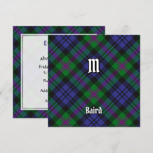 Convites Clan Baird Tartan
