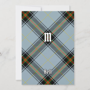 Convites Clan Bell Tartan