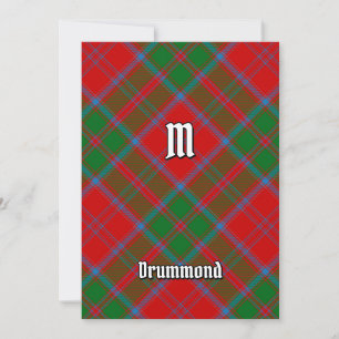 Convites Clan Drummond Tartan