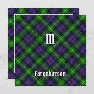 Convites Clan Farquharson Tartan