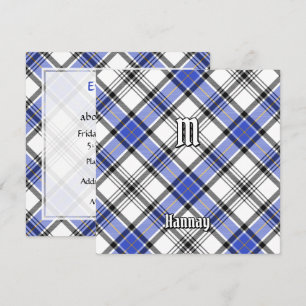 Convites Clan Hannay Tartan