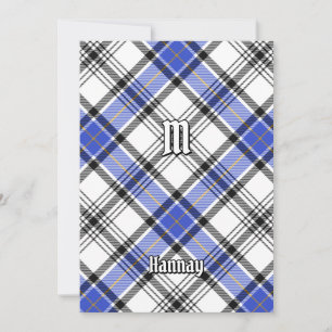 Convites Clan Hannay Tartan