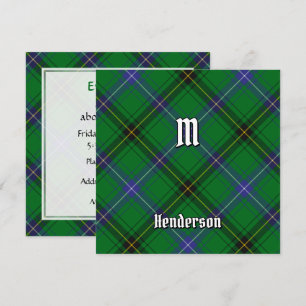 Convites Clan Henderson Tartan