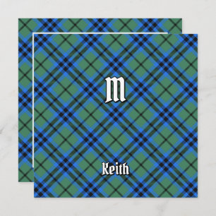 Convites Clan Keith Tartan