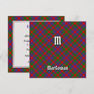 Convites Clan MacGowan Tartan