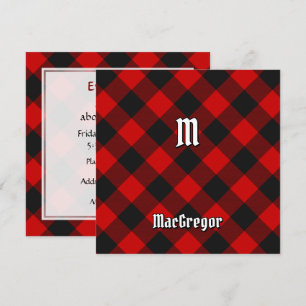 Convites Clan MacGregor Rob Roy Tartan