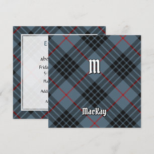Convites Clan MacKay Blue Tartan