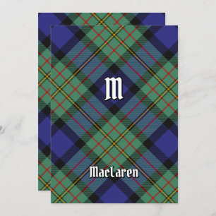 Convites Clan MacLaren Tartan