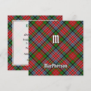 Convites Clan MacPherson Tartan