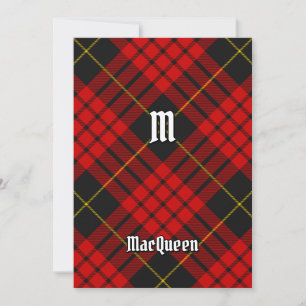 Convites Clan MacQueen Tartan