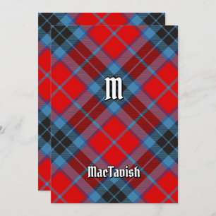 Convites Clan MacTavish Tartan