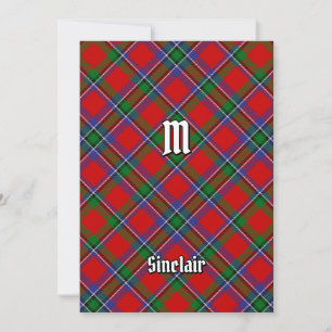 Convites Clan Sinclair Tartan