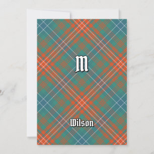 Convites Clan Wilson Antigo Tartan