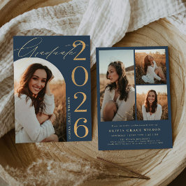 Convites Class of 2026 Arch Photo Graduation Party