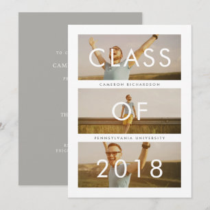 Convites Classe de 2018   Três Festas de formatura fotográf