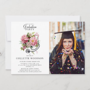 Convites Classe De 2025 Futura Festa De Graduação De Enferm