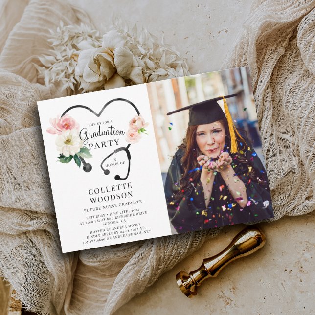 Convites Classe De 2025 Futura Festa De Graduação De Enferm (Criador carregado)